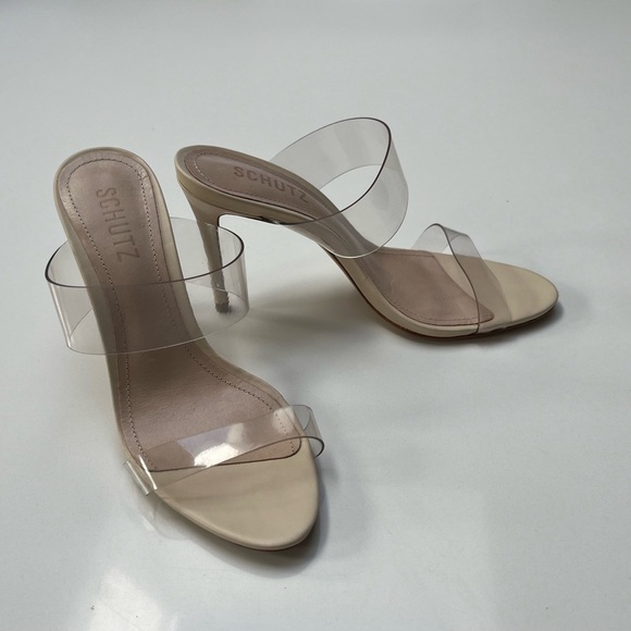 SCHUTZ Shoes - NWOB never worn schutz shoes ariella heels in oyster sz 6.5 fits like 6